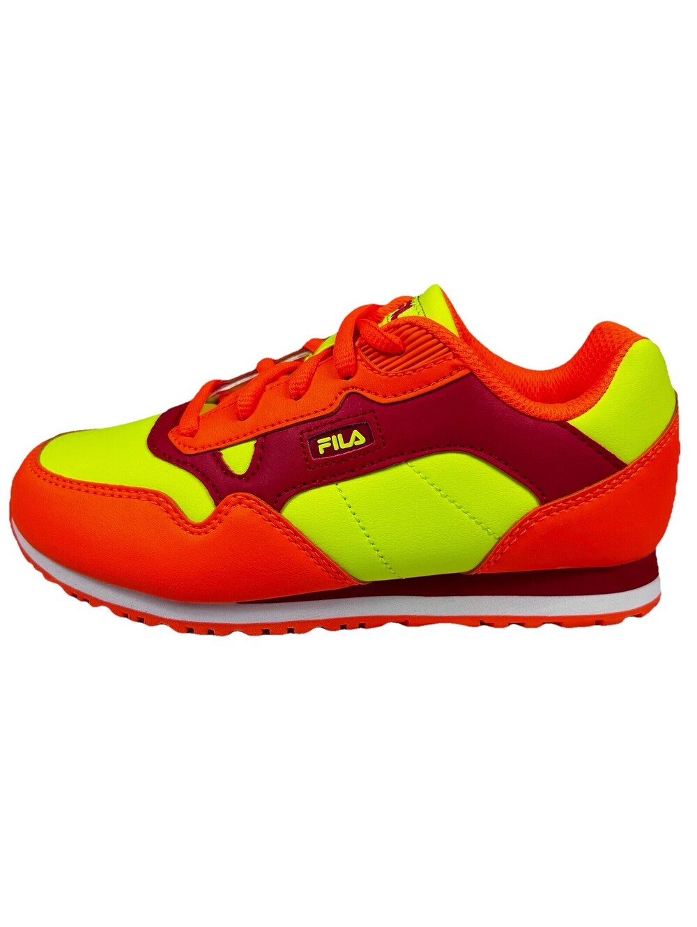 Fila Cress Color Block Shoes Kids Size 3 Bright Multicolor Performance Sneaker